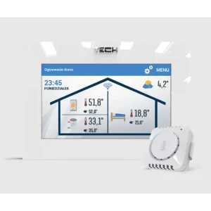 EU-2801 WiFi-WH - Pokojový regulátor s komunikací OpenTherm + WiFi bílý Nízká Cena