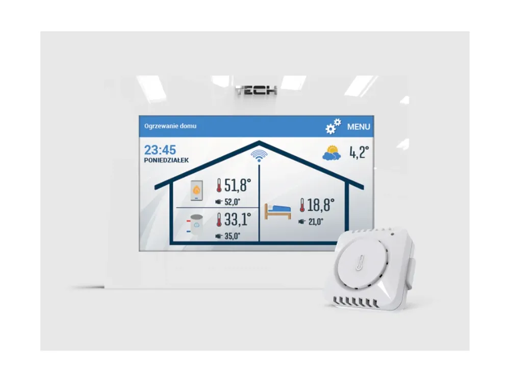 EU-2801 WiFi-WH - Pokojový regulátor s komunikací OpenTherm + WiFi bílý Nízká Cena