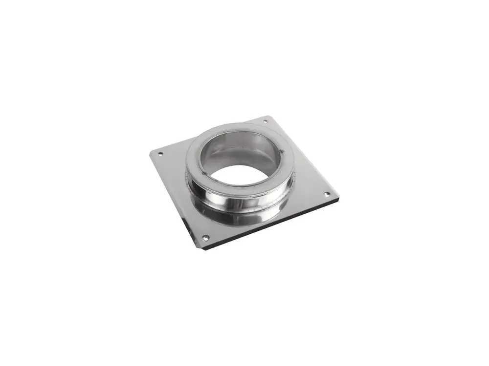 Tříplášťová (třívrstvá) nerezová izolovaná pata nástavce - průměr 150/220 mm, tloušťka stěny roury 0,6 mm, kouřovod Nejlepší Cena