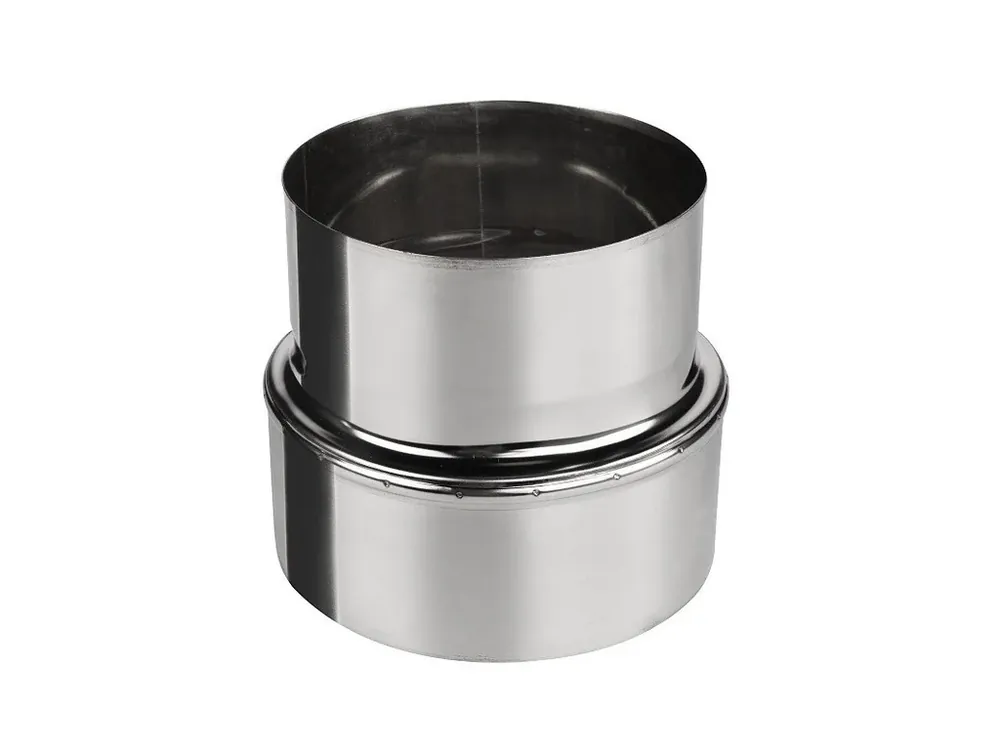 Oblíbený Prodmax komínová redukce obrácená T2 150-/140+ mm nerez - 0,6 mm, lisovaná