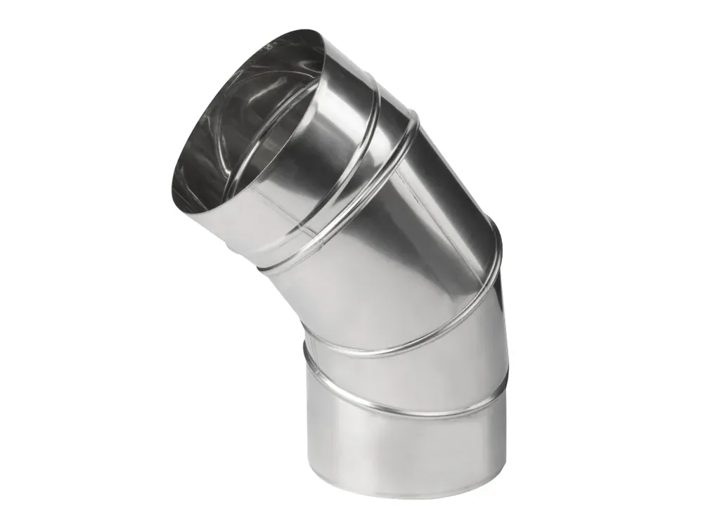 Prodmax komínové nastavitelné koleno 250 mm nerez - 0,6 mm mm Vysoce Kvalitní