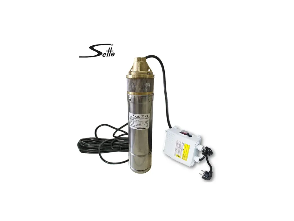 CST SETTE 4" PER 110 1F 230V 20m+ box, Hmax 99m Qmax 45l/min Dokud Zásoby Vydrží