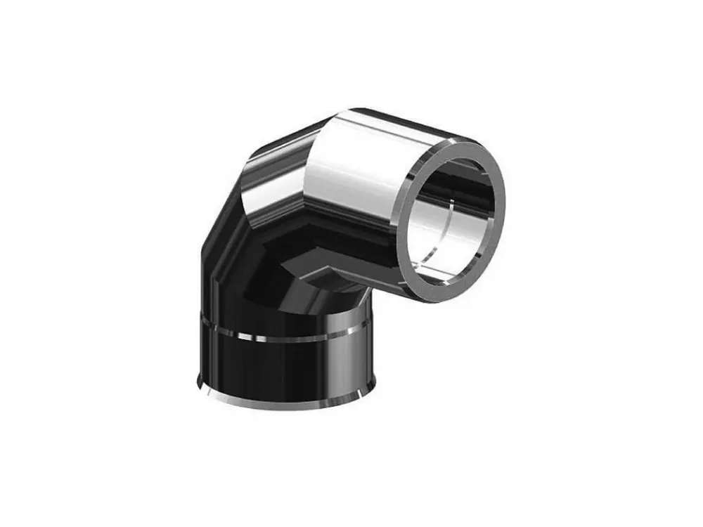 Tříplášťové izolované komínové koleno - průměr 150/250 mm, úhel 90° - kouřovod Aktuální