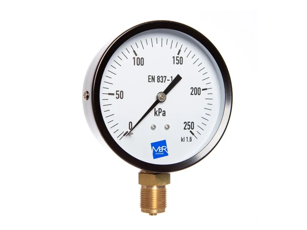 Objednat Nyní manometr P100 / 312 AZ 0/250kPa, M20x1,5mm spodní přip.