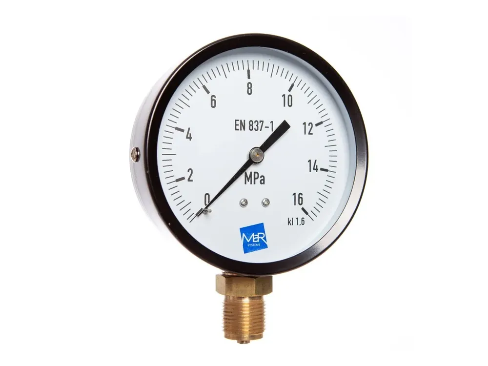 Sezónní Sleva manometr P100 / 304 AZ 0/16MPa, M12x1,5mm spodní přip.
