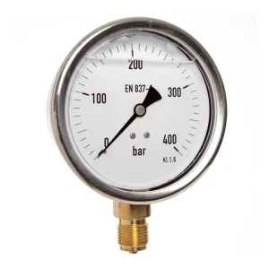 manometr P300 / MI100G 0/400bar, G1/2" spodní přip. + glycerin Přímo Od Výrobce