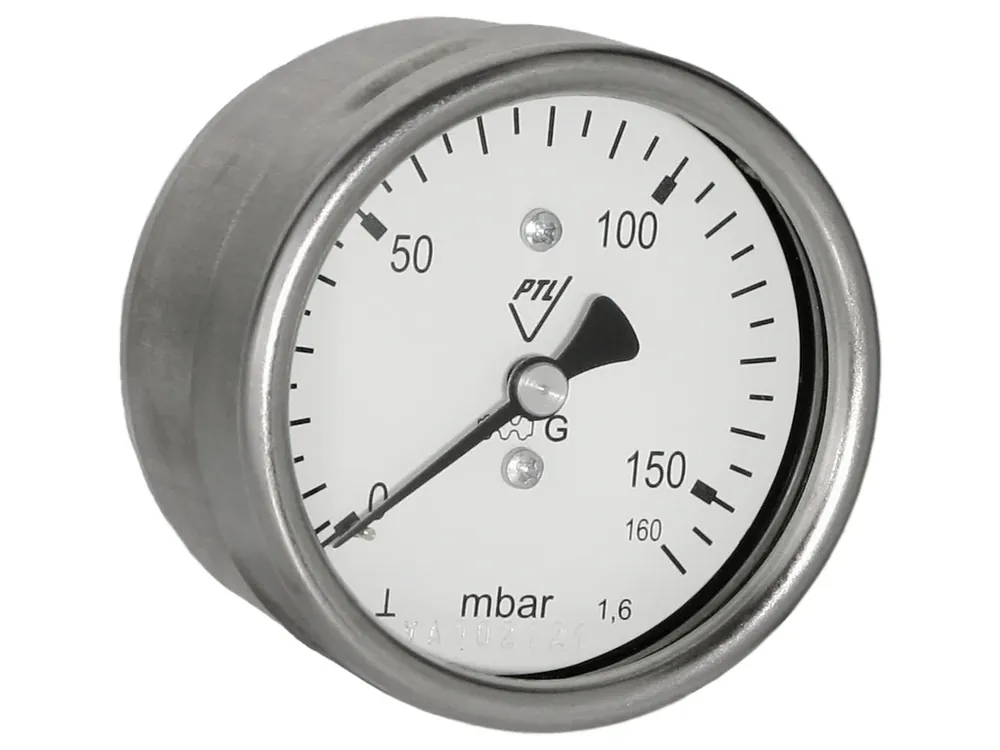 Časově Omezené manometr 03369-S/MM60K/377 -6/0kPa, G1/4B zadní přip.