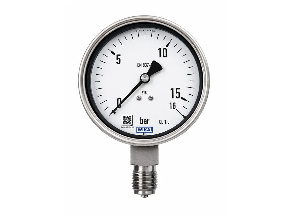 manometr 13312-V 0/16bar, G1/2B, tř.1% spodní přip. Poslední Šance