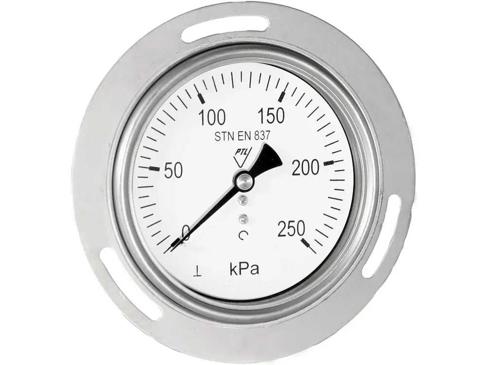 Akční Nabídka manometr 03322 V/MM100K/127/1,6 0/1MPa, M20x1,5mm zadní přip., přední příruba, tř. 1,6%