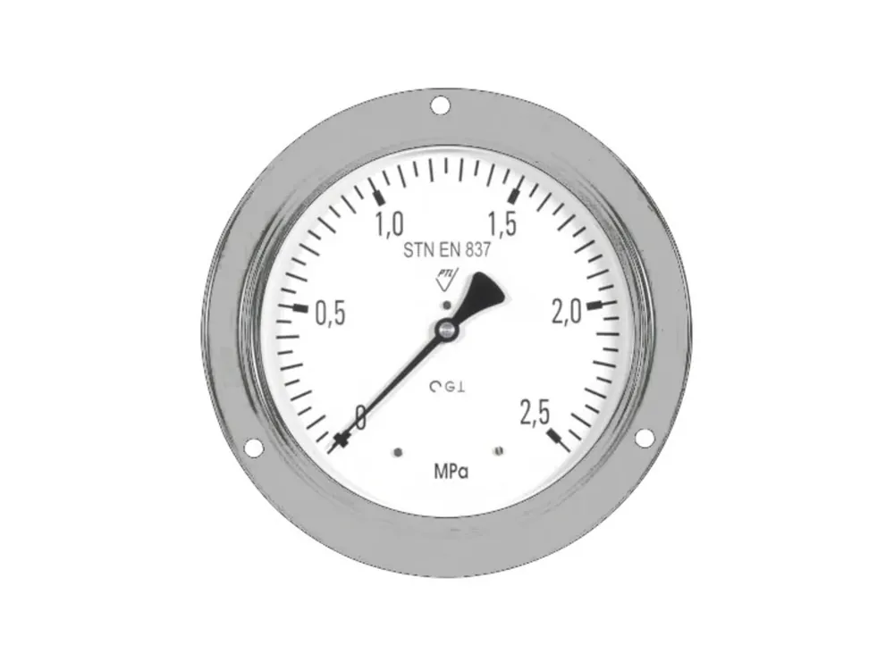 manometr 03323-V -100/+900kPa, M20x1,5mm zadní přip, tř. 1,6%, přední příruba Aktuální