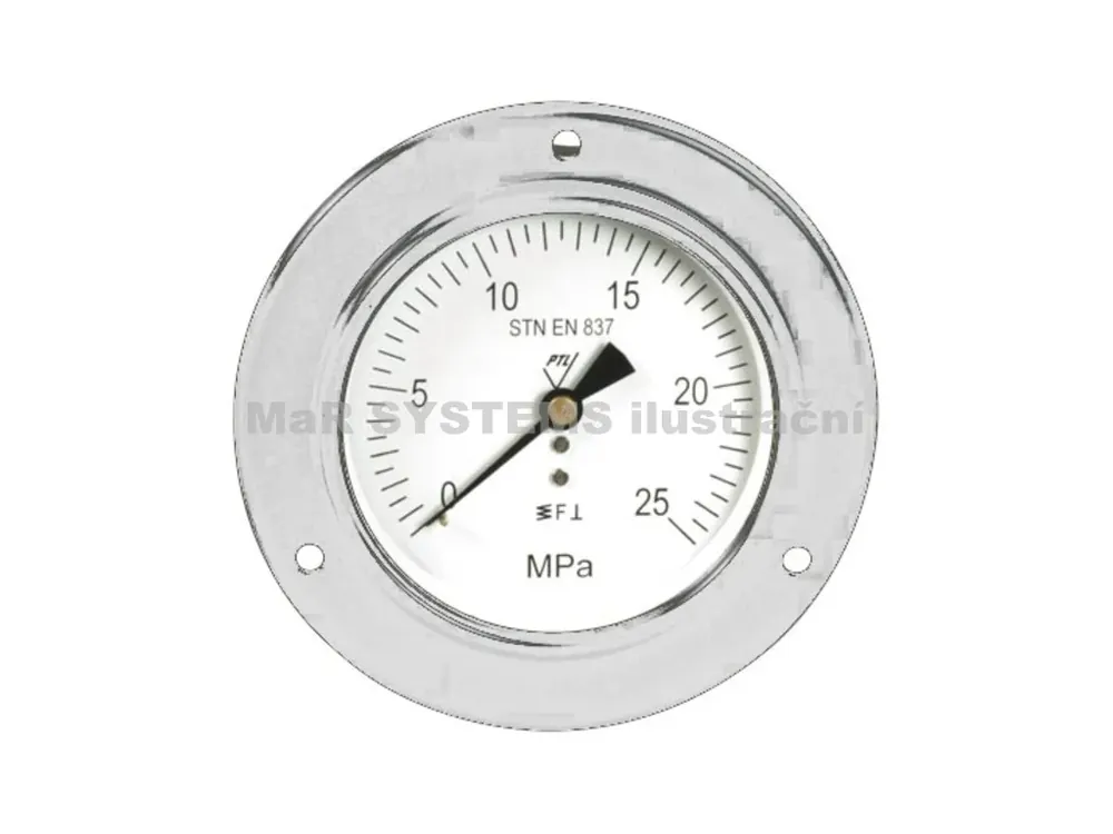Nakupujte Hned manometr 03343-V 0/160kPa, G1/2" zadní přip., tř.1,6%, přední příruba