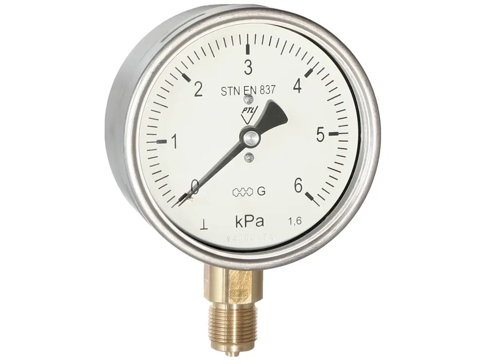 Akční Nabídka manometr 03398-S/MM100S/317 0/40kPa, G1/2B, 1,6% spodní přip.