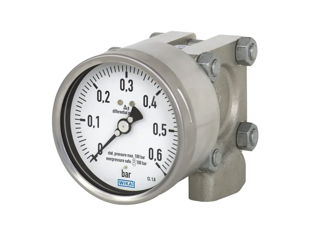 diferenční manometr 732.14.100 0/0,16bar (160mbar), PN40, 2x G1/2" vnitřní z. Expresní Doručení