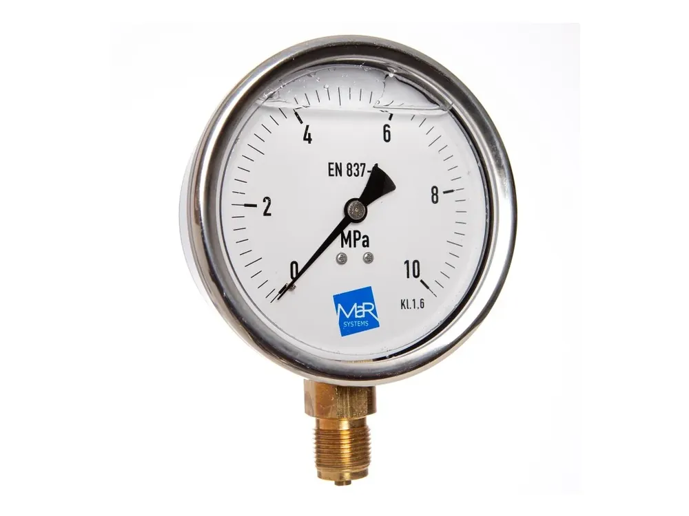 Originální manometr P300 / MI100G 0/10MPa, M20x1,5mm spodní přip. + glycerin
