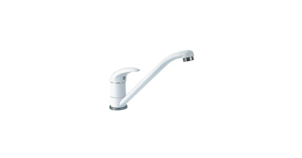 Dřezová baterie Metalia 55 bílá-chrom - 55091,1 Vrácení Zdarma