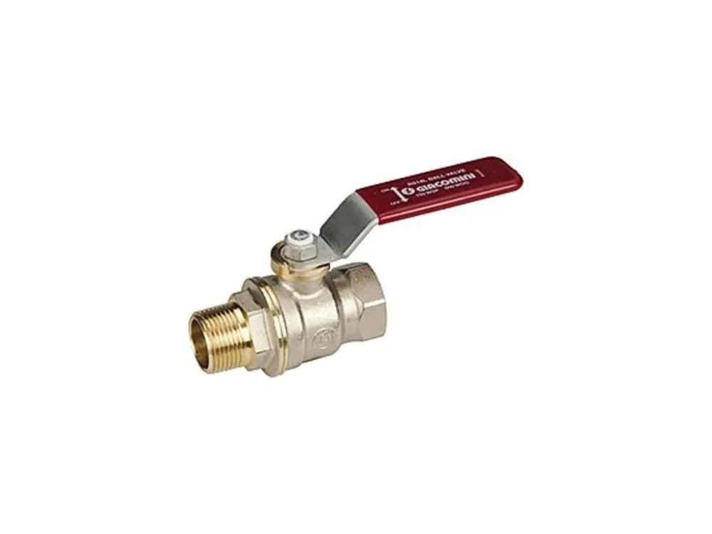 Giacomini kulový kohout R914L 3/4" s pákou, vnitřní/vnější závit Dokud Zásoby Vydrží