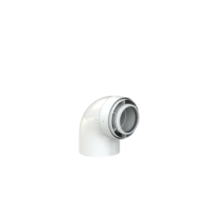 Koaxialní koleno 60/100 - 90st, kondenz PPs/Alu Kup Teď